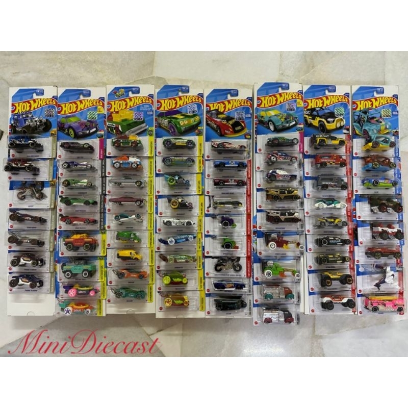 Hot Wheels Mainline Factory Sealed 2022 Fantasy Cars 72 Pcs Assorted