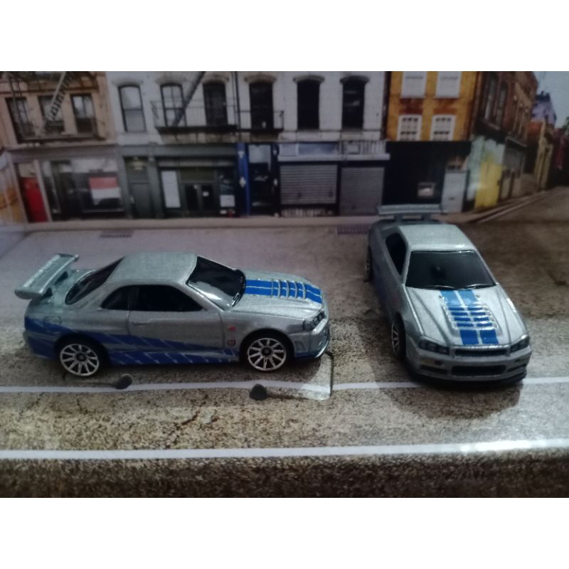 Hot Wheels Bnr34 R34 Nissan Skyline Gtr Jdm Mattel Fast Furious Gran