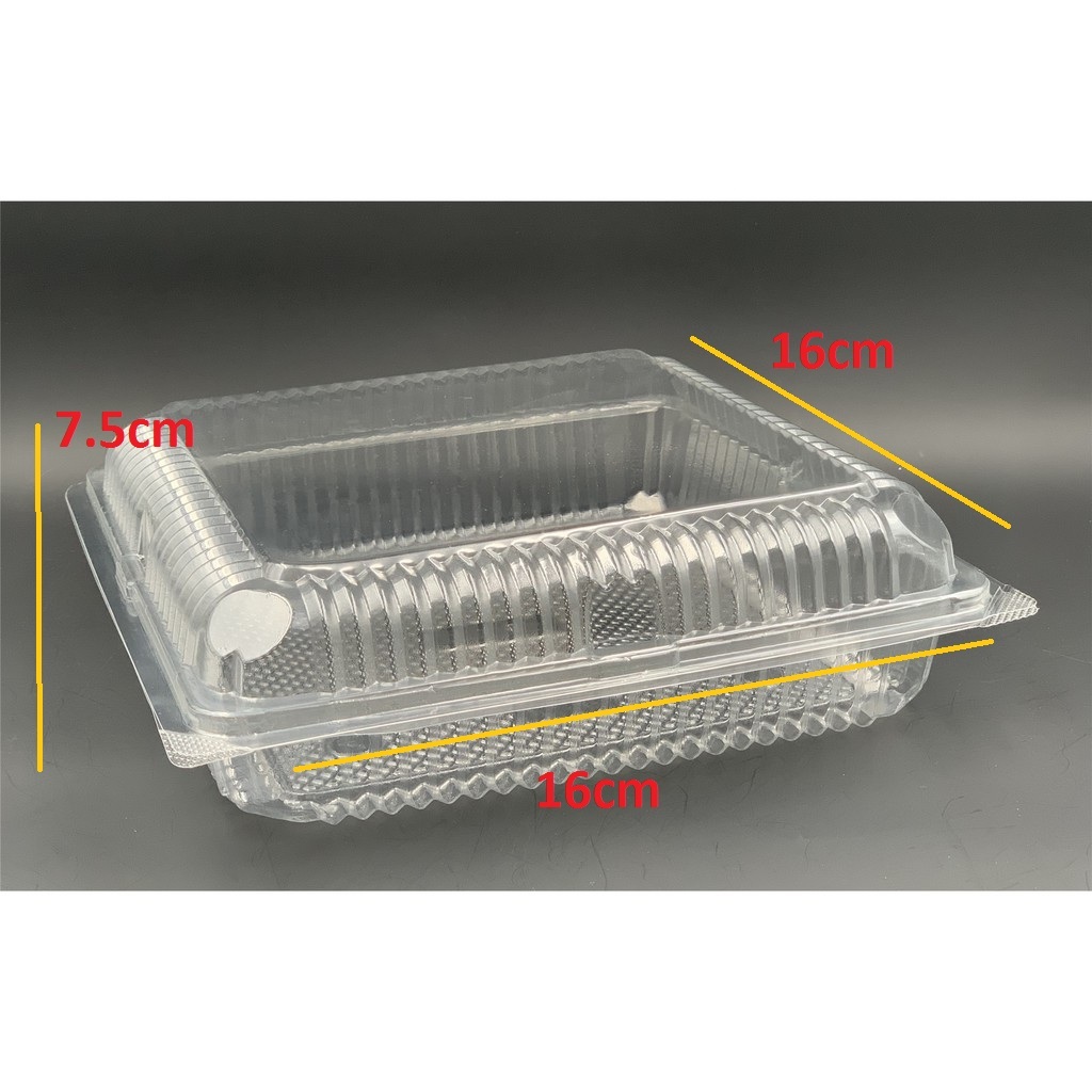 OPS L400 BENXON Plastic Tray Square Cake Tray With Lock Bakery