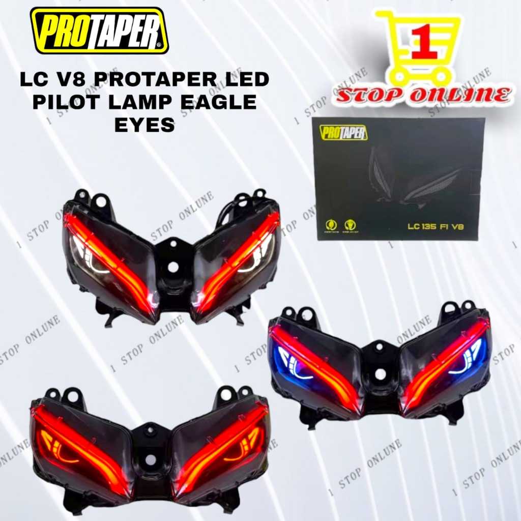 PROTAPER LC135 V8 LED PILOT LAMP TAIL LAMP RAINBOW EAGLE EYES LC V8