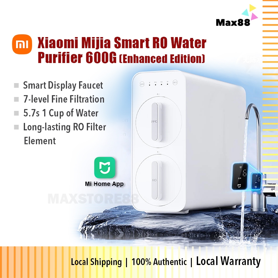 Xiaomi Mijia Smart Ro Water Purifier G Enhanced Edition Shopee