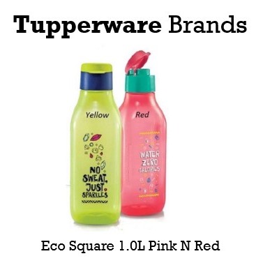 Tupperware Stay Positive Eco Bottle Square 1 0L Shopee Malaysia