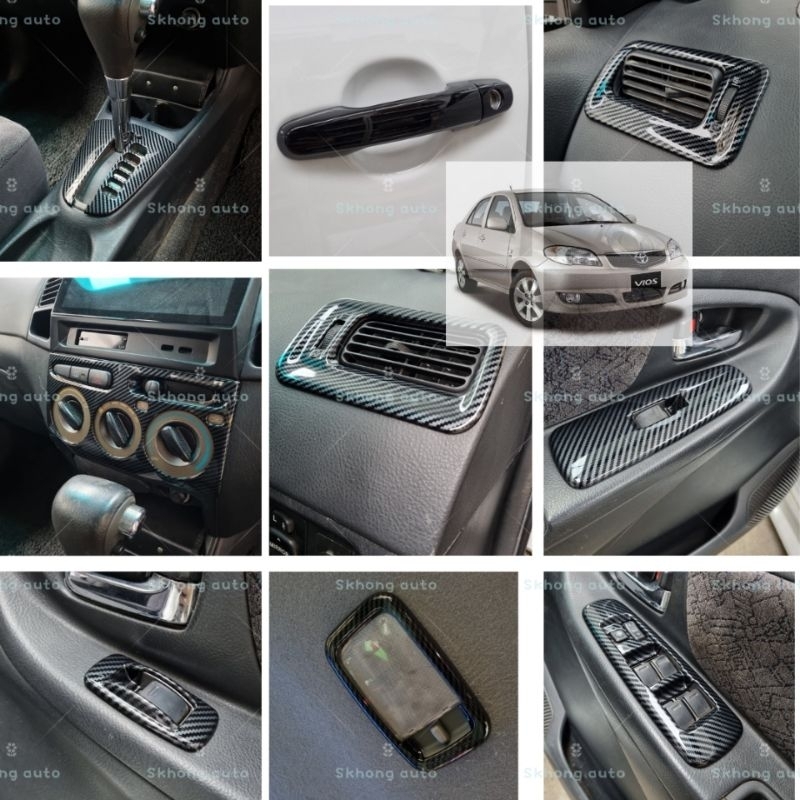 Toyota Vios Ncp42 2003 2007 Accessories Carbon Fiber Exterior