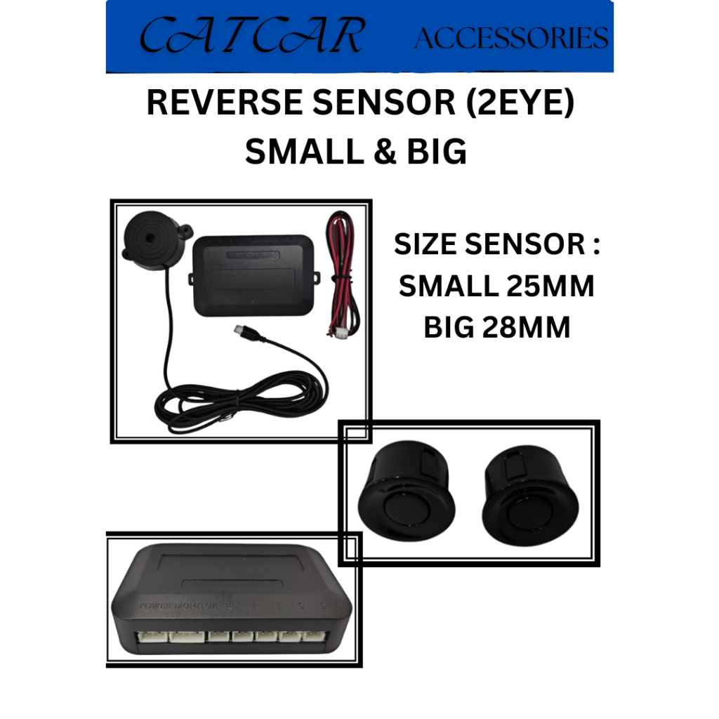 CAR PARKING REVERSE SENSOR 2 EYE 4 EYE PROTON WIRA SAGA WAJA ISWARA