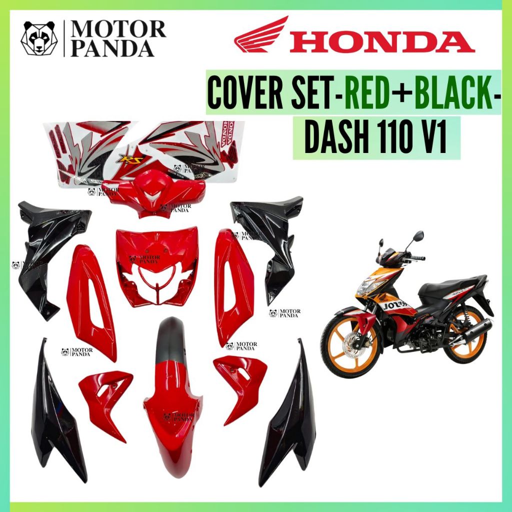 HONDA WAVE DASH 110 DASH110 V1 COVERSET COMPLETE COVER SET BODY CAVER