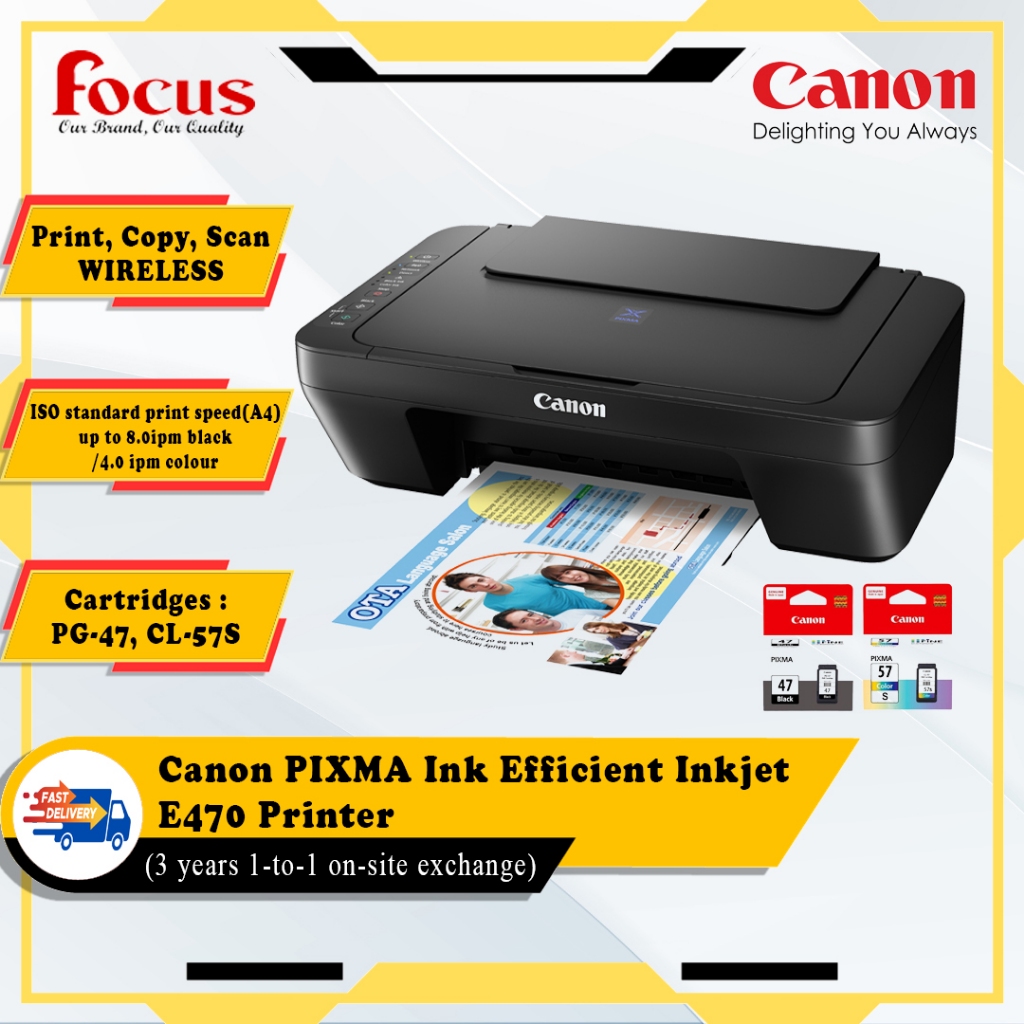 Canon Pixma Ink Efficient Inkjet E In Wifi Printer Print Scan