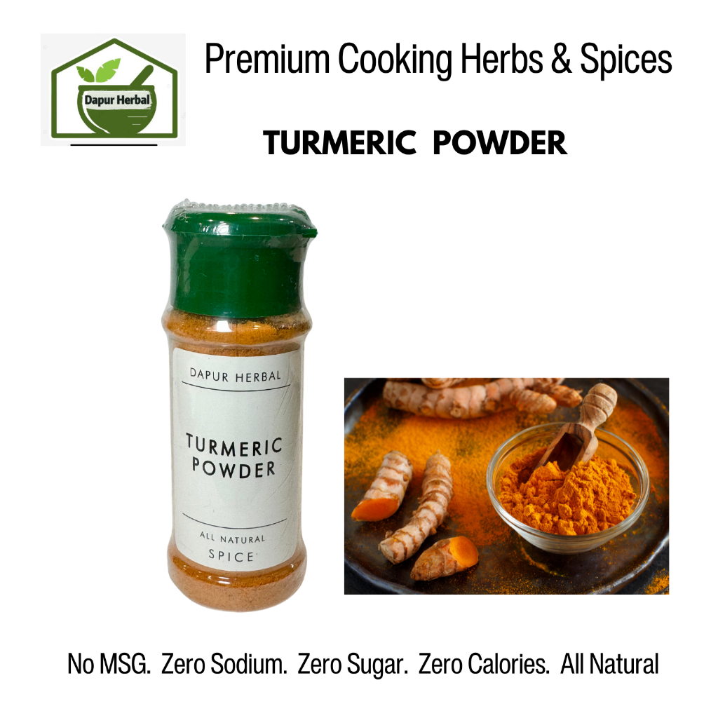 Dapur Herbal Tumeric Powder Serbuk Kunyit 30gm Healthy Cooking Food