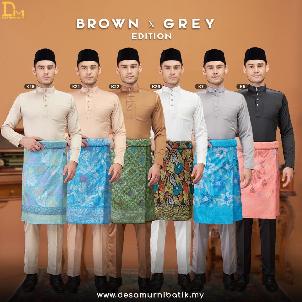 New Arrival Baju Melayu Muhammad Slim Fit Add On Sampin