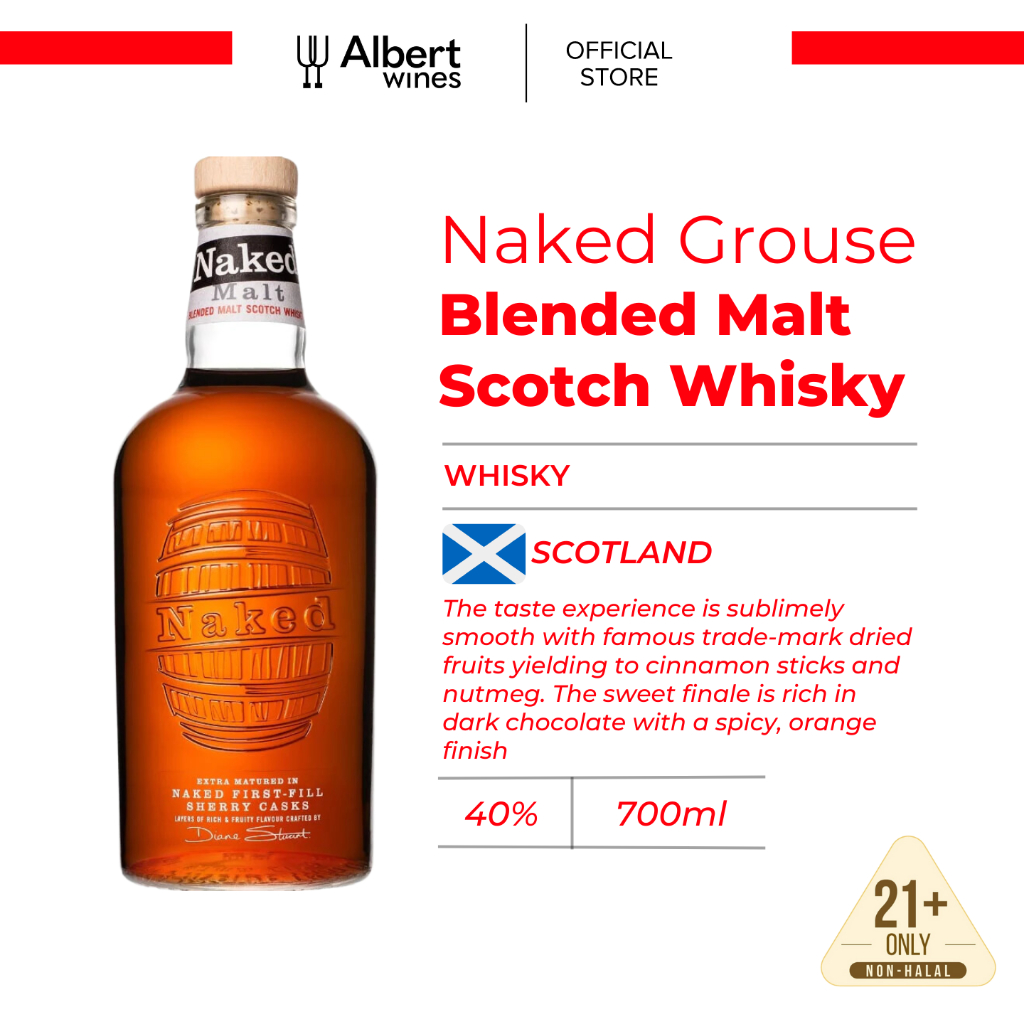 The Naked Grouse Blended Malt Scotch Whisky 威士忌 酒 Shopee Malaysia