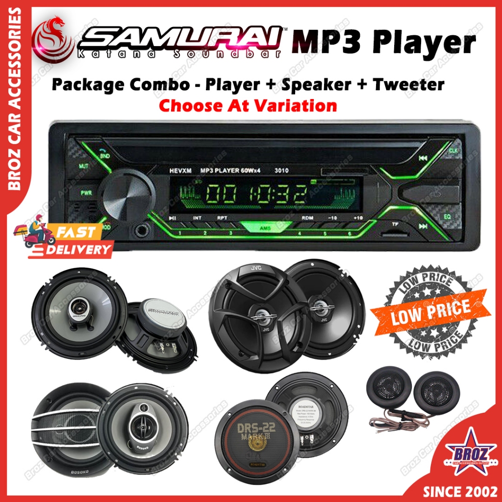 Single Din Player Samuraikatana Player Kereta Radio Mp Player Usb Sd