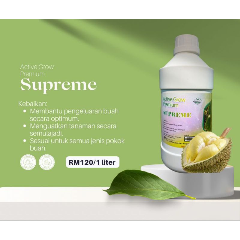 Foliar Baja Air Bunga Buah Supreme Lcp Liter Shopee Malaysia