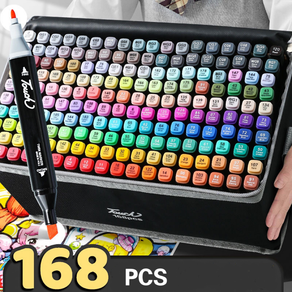 Marker 24 36 48 60 80 168pcs Colors Pen Art Markers Brush Pen Sketch