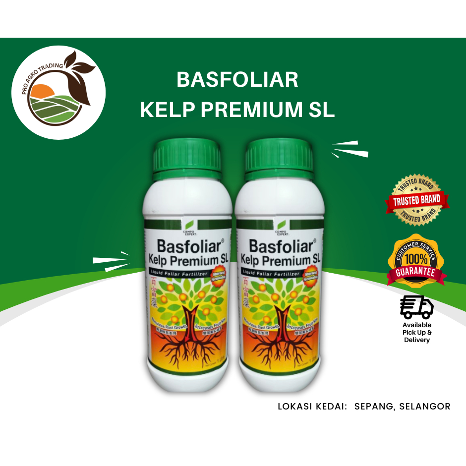 Compo Expert BASFOLIAR KELP PREMIUM SL 1L Foliar Ekstrak Seaweed