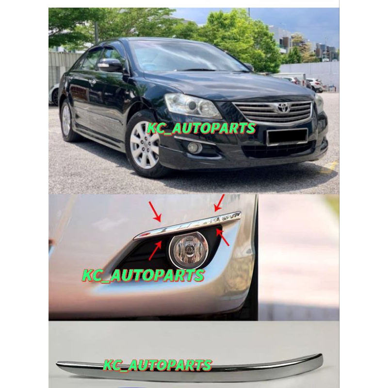 Toyota Camry Acv Bumper Chrome Moulding Fog Lamp Upper