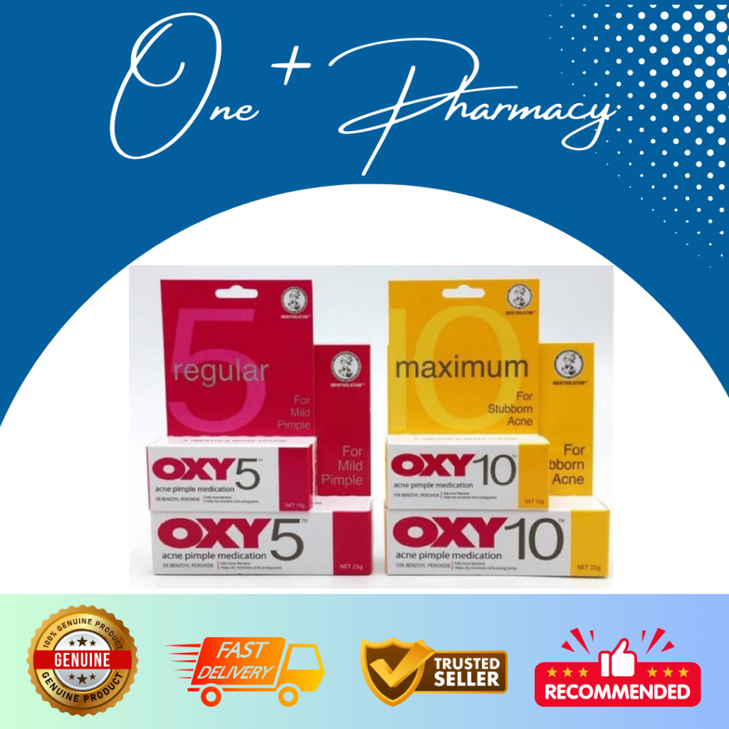 Oxy Acne Pimple Medication Mark 10g 25g Shopee Malaysia