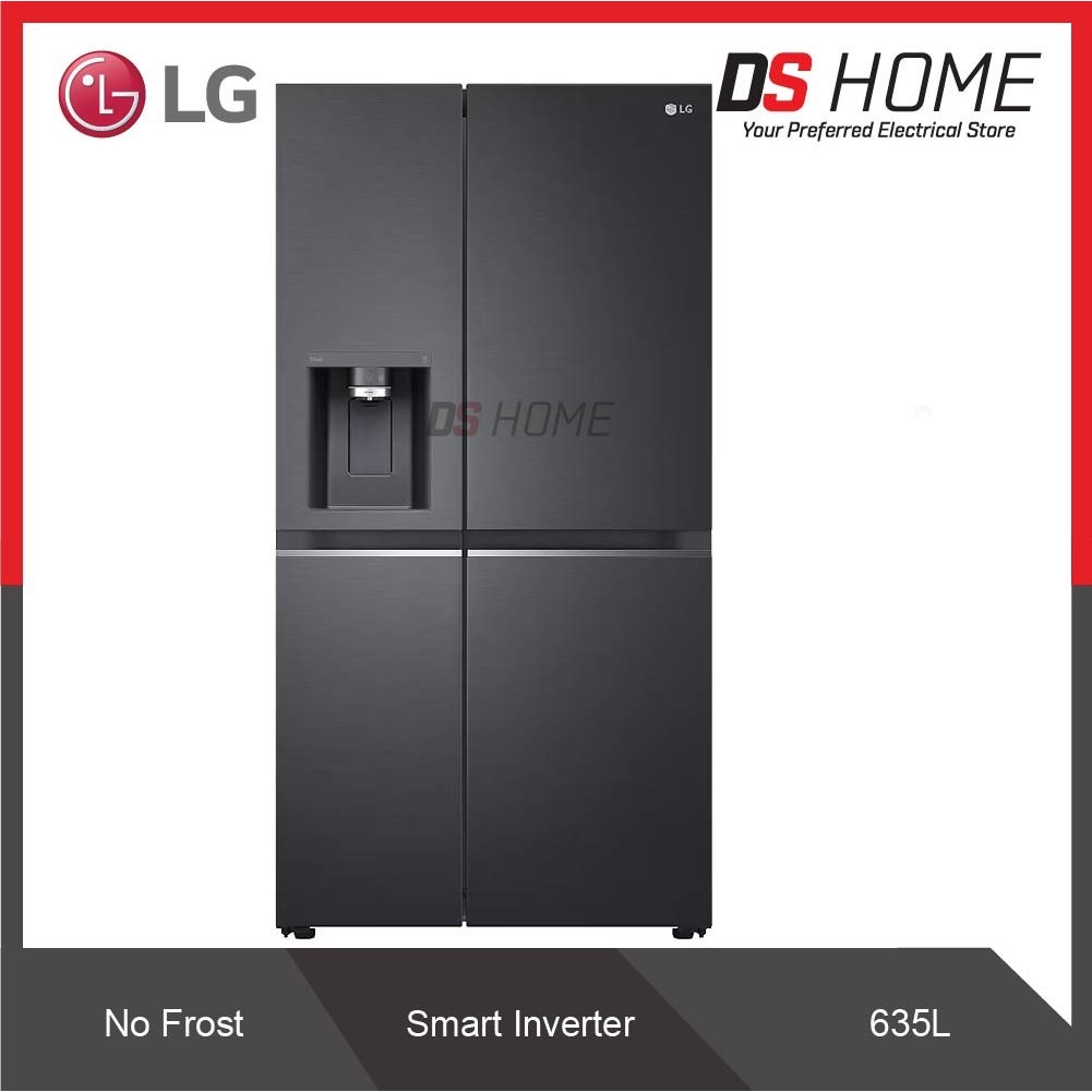 LG GC L257CQEL FRIDGE SIDE BY SIDE 635L SMART INVERTER DOOR COOLING ICE