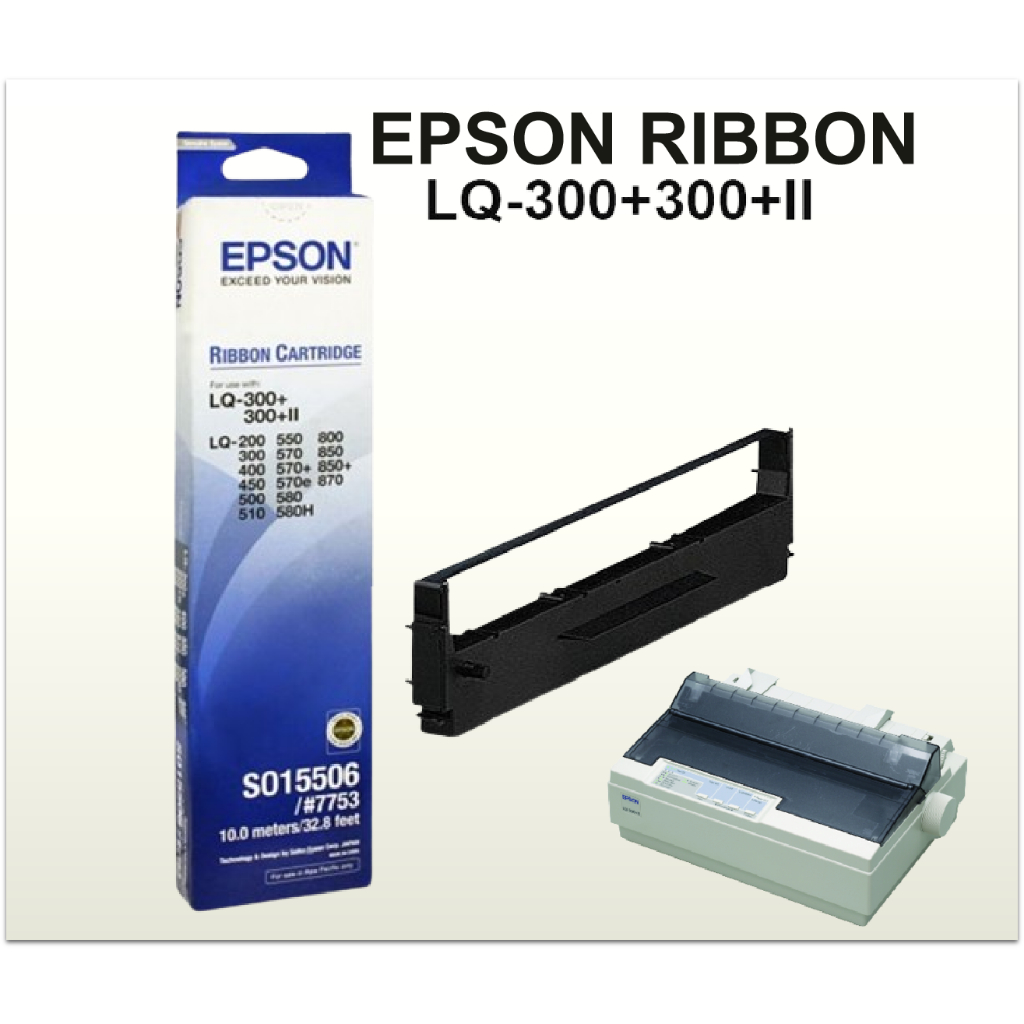 GENUIN Epson LQ300 300 II Ribbon Cartridge ORIGINAL S015506