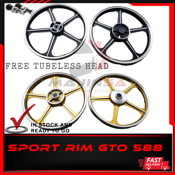 Sport Rim L Batang Mutakin Gbo Y Ss Gold Black Cast Wheel