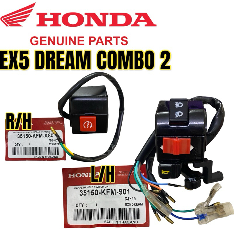 HONDA EX5 DREAM EX5 HIGH POWER HANDLE SWITCH SUIS HANDLE KIRI KANAN SET