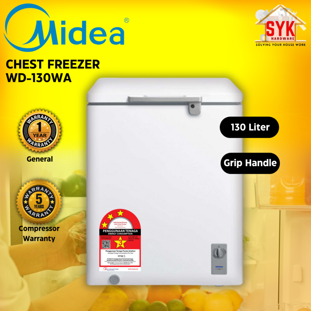 Syk Midea Wd Wa Chest Freezer Deep Freezer Frozen Meat Freezers Peti