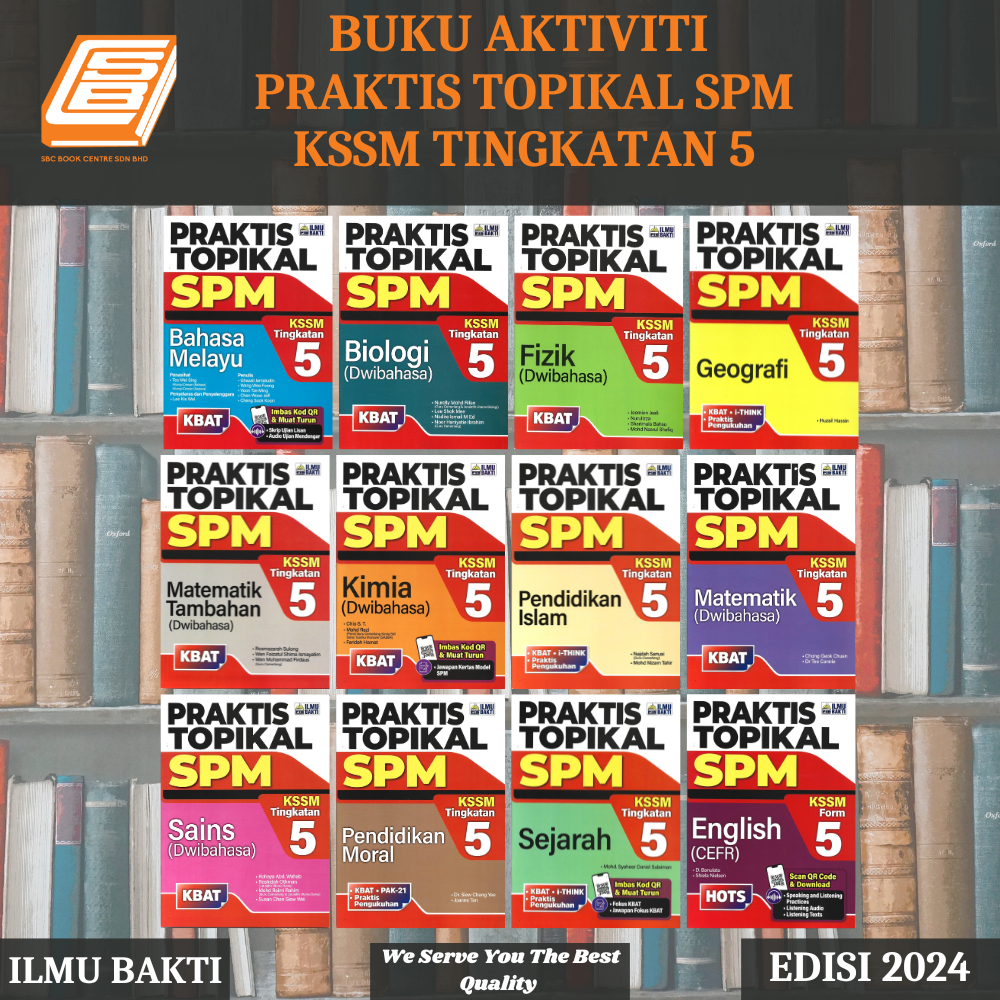 Sbcb Buku Aktiviti Praktis Topikal Spm Tingkatan Kssm Ilmu