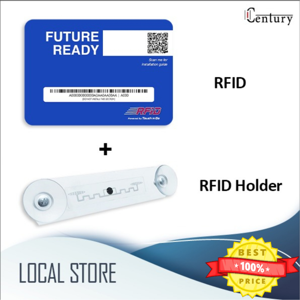 Ready Stock TNG Touch N Go Self Fitment DIY RFID Tag For Toll Stater