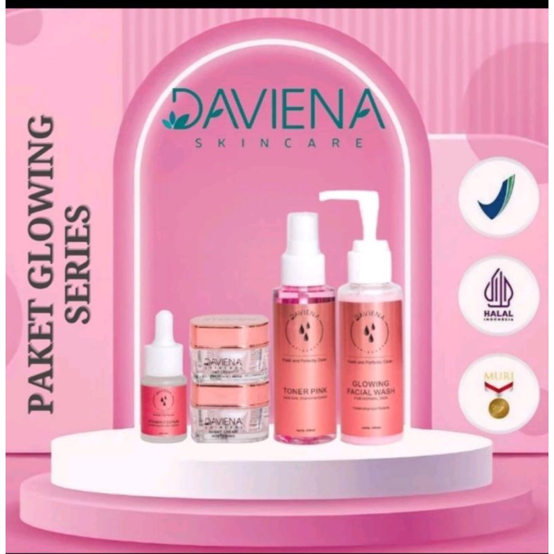 Daviena Skincare Glowing Series Glowing Daviena Davina Shopee