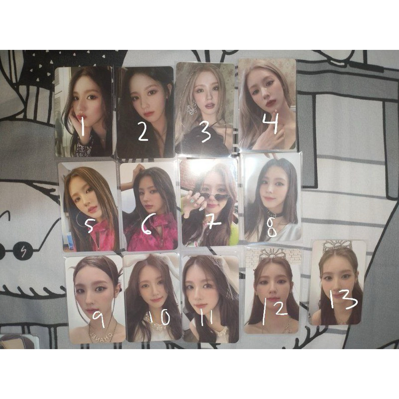 G I Dle Gidle Photocards Miyeon Minnie Soyeon Yuqi Shuhua Shopee