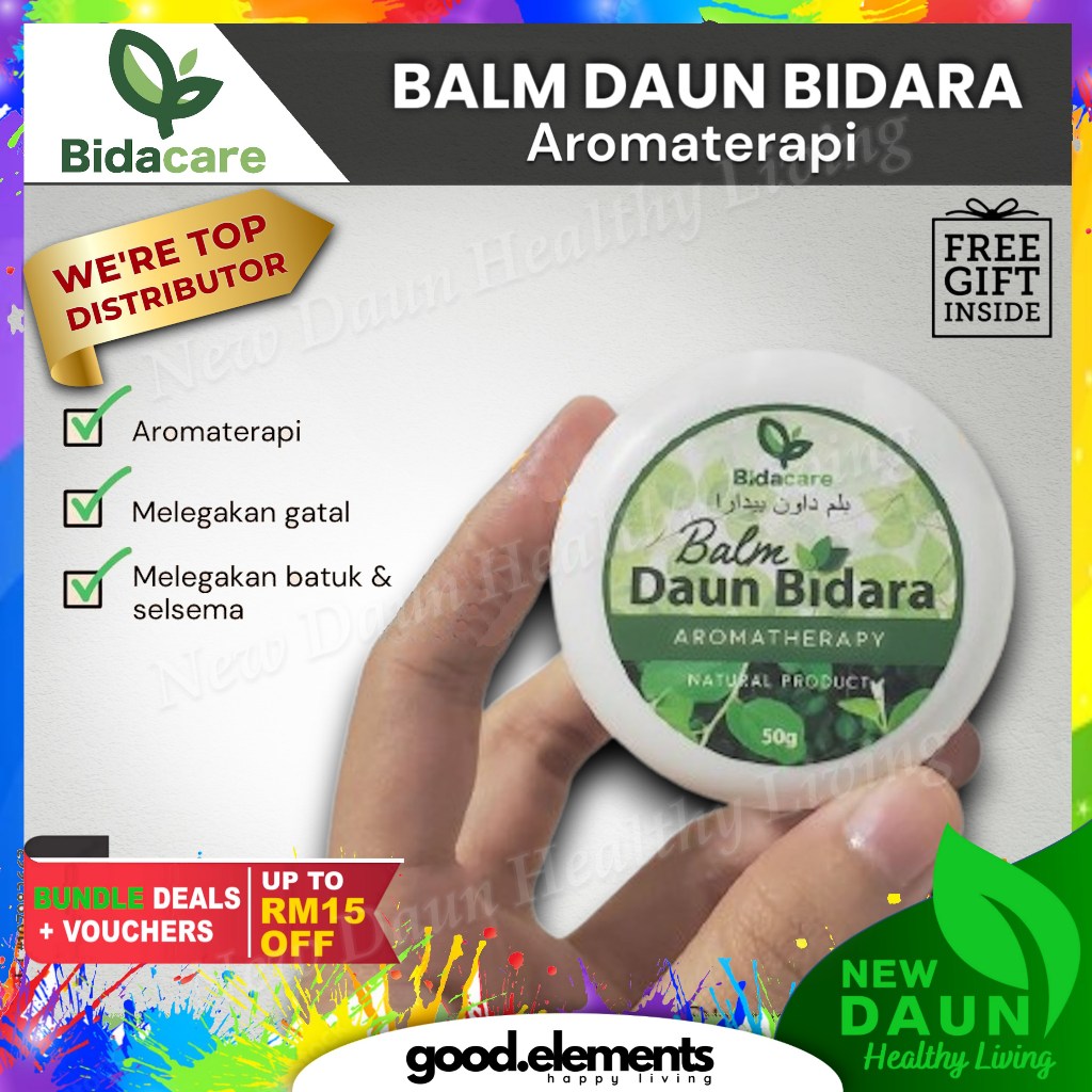 Bidacare Balm Bidara Ruqyah Daun Bidara Aromaterapi Saraf Otot Kembung