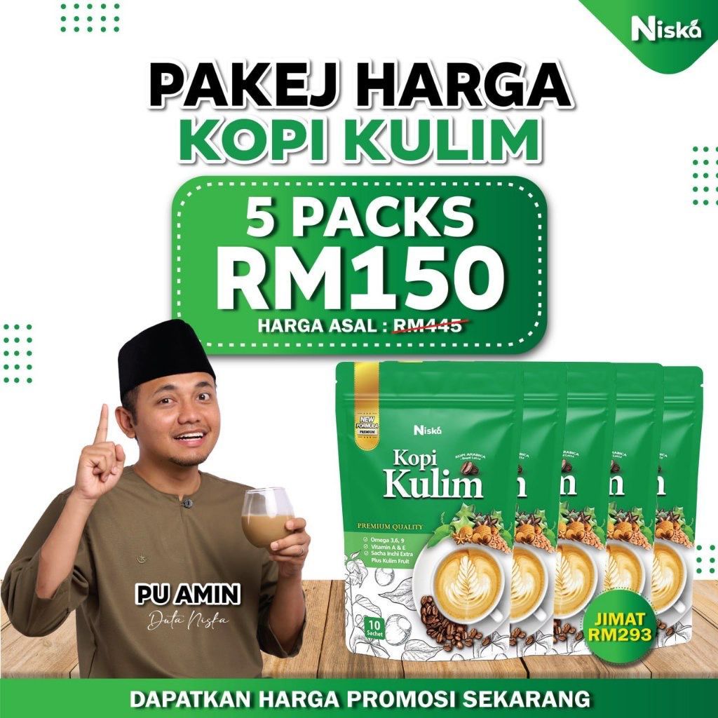 Official Niska Distributor Niaska Kopi Kulim Sacha Inchi Berkhasiat