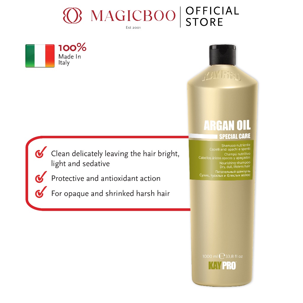 Magicboo Kaypro Argan Oil Special Care Nourising Shampoo Hair Mask Hair