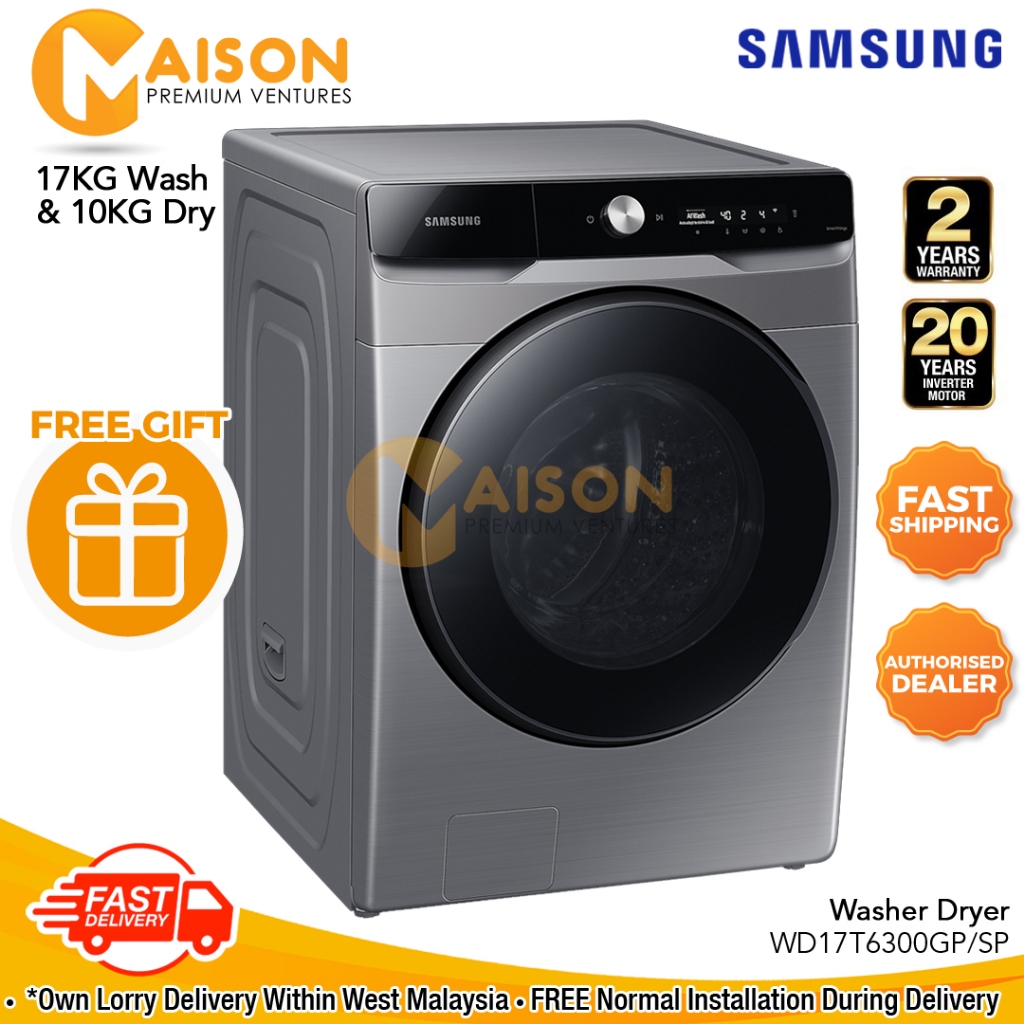 Samsung Inverter Washer Dryer Kg Kg With Ai Ecobubble Wd T Gp