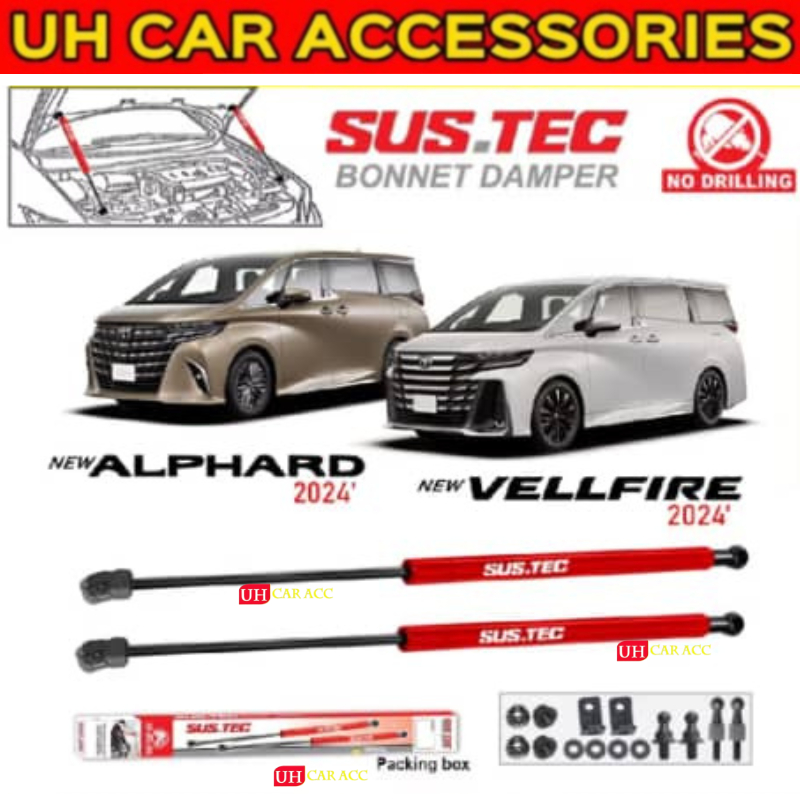 Sustec Toyota Alphard Vellfire AH40 AGH40 2023 Sustec Front Hood