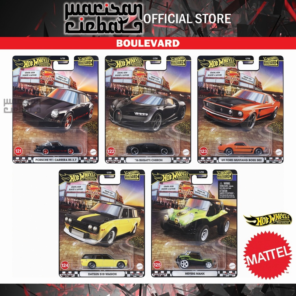 Hot Wheels Premium 2025 Boulevard Mix 2 Shopee Malaysia