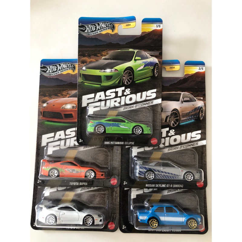 Hot Wheels FAST FURIOUS BRIAN OCONNER SILVER SERIES Shopee Malaysia