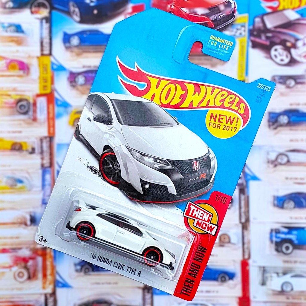READY STOCK ORIGINAL HOT WHEELS HONDA CIVIC TYPE R WHITE JDM THEN