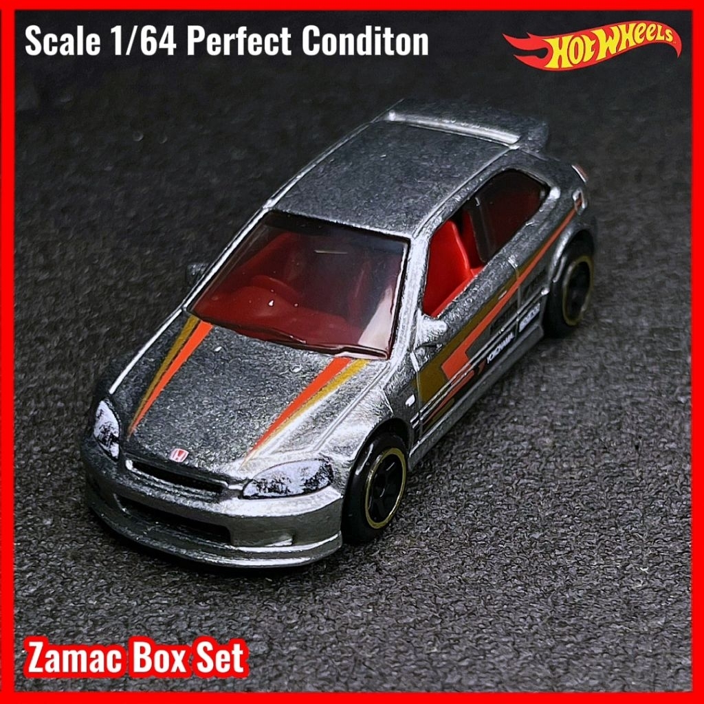 Hot Wheels Honda Civic Type R EK9 Zamac Honda Civic Type R 1999