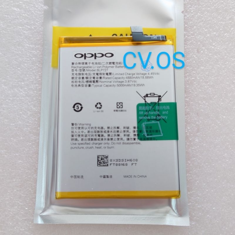 Oppo A A Ori Battery Blp Mah High Cap Shopee