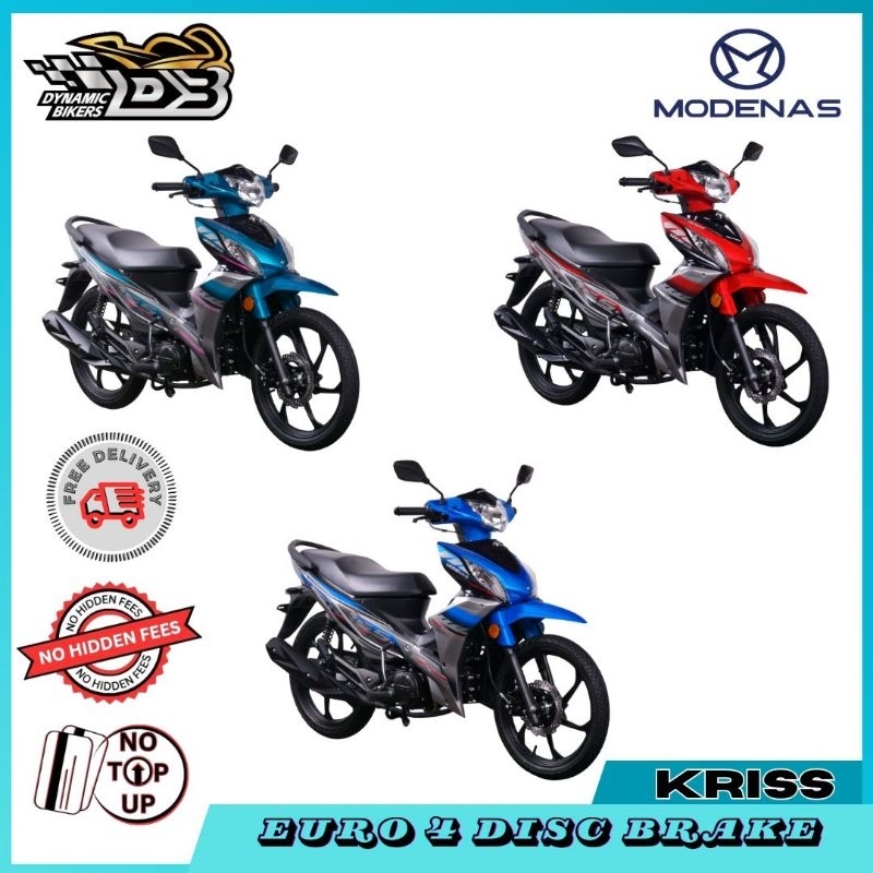 Modenas MR3 Kriss 110 Fi DB Disc Brake Euro 4 Kriss 110 DB