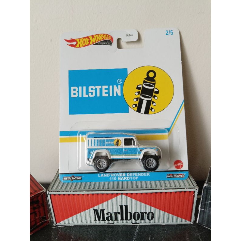 Hot Wheels Car Culture Land Rover Defender Hard Top Premium Bilstein Blue Shopee Malaysia