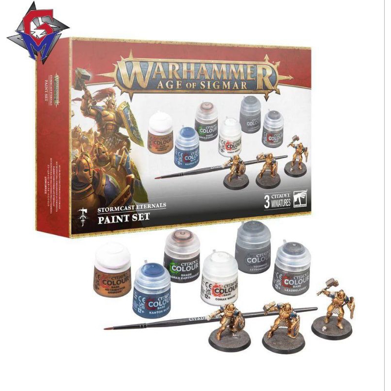 WARHAMMER AGE OF SIGMA STORMCAST ETERNALS PAINT SET NEW Shopee