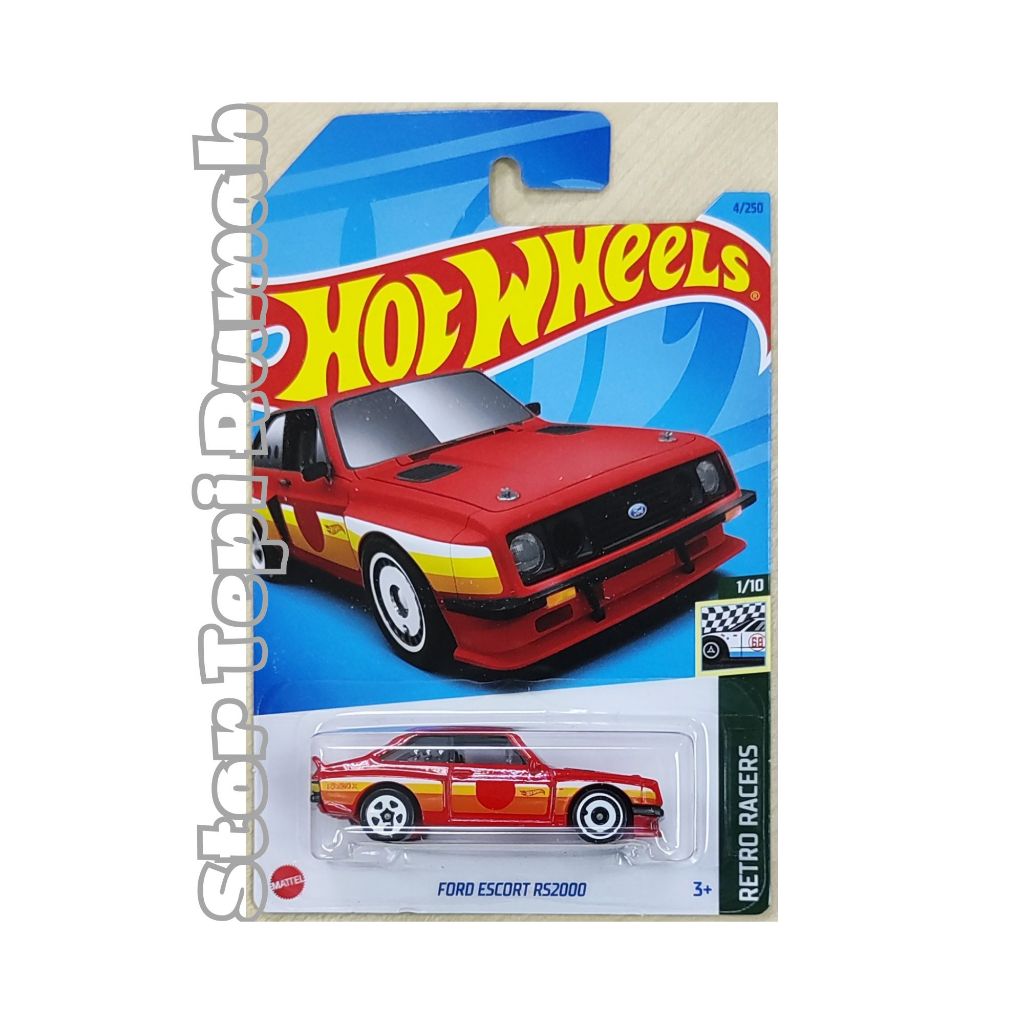 Hot Wheels Ford Escort Rs Hw Rs Factory Fresh Retro Racers Red Edition Target