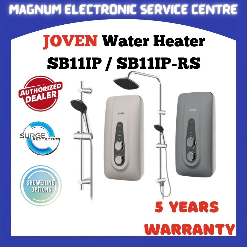 Joven SB11IP SB11IP RS Instant Hot Shower Heater AC With Silent Pump