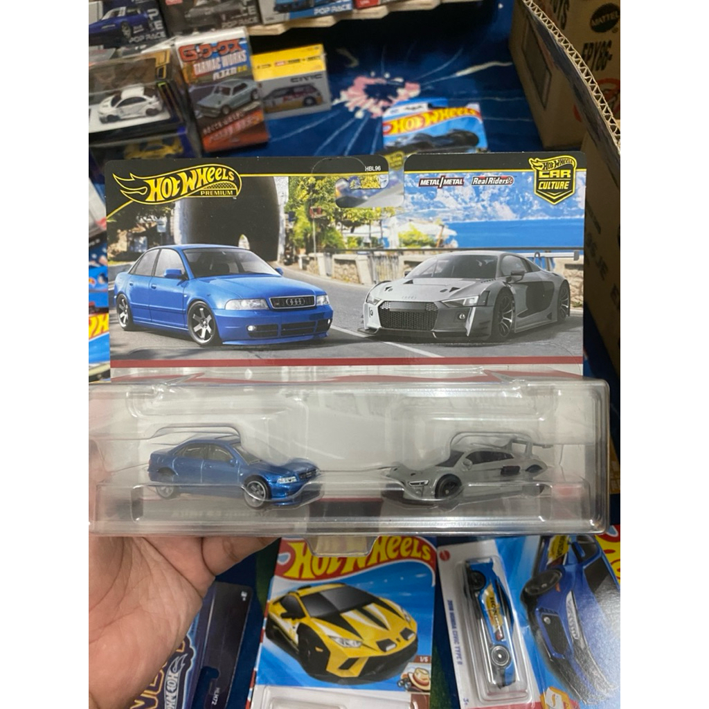 Hot Wheels Premium Twin Pack Audi Shopee Malaysia