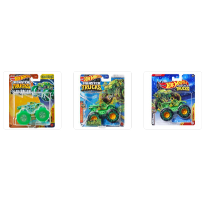 Hot Wheels Monster Trucks Gunster Series For Collections Shopee Malaysia