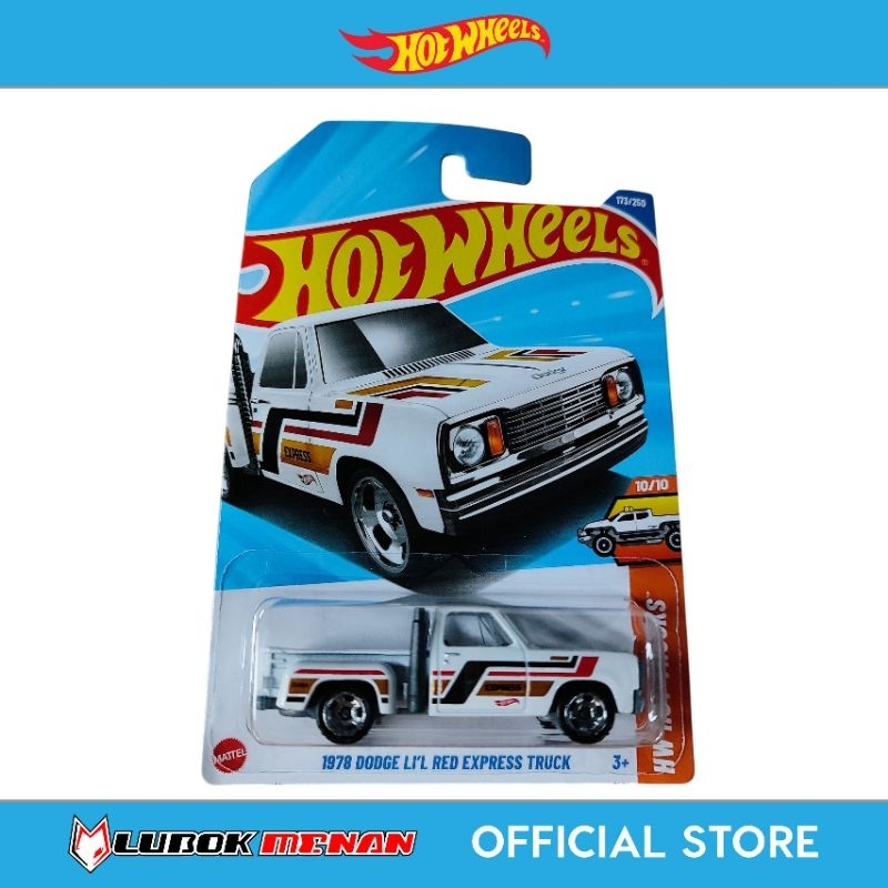Hot Wheels 1978 Dodge Li L Red Express Truck White Shopee Malaysia