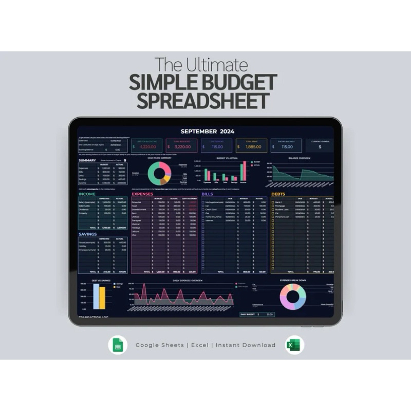 Simple Budget Planner Spreadsheet Monthly Paycheck Budget Google