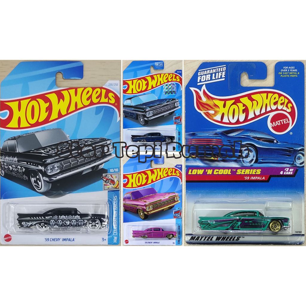 Hot Wheels Chevy Impala HW Chevrolet Celebration Racers Bel Air RTH Regular Treasure
