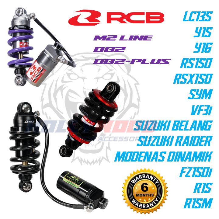 RCB MONOSHOCK M2 LINE DB2 LINE DB2 PLUS Y15 Y16 LC135 RS150 RSX