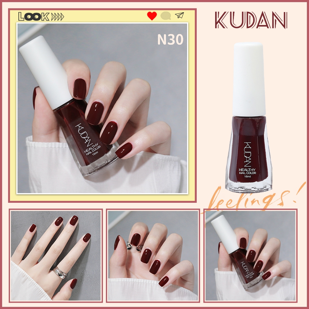 MY Ready Stock KUDAN Ml Nail Polish Peel Off Kudan No Bake Nude